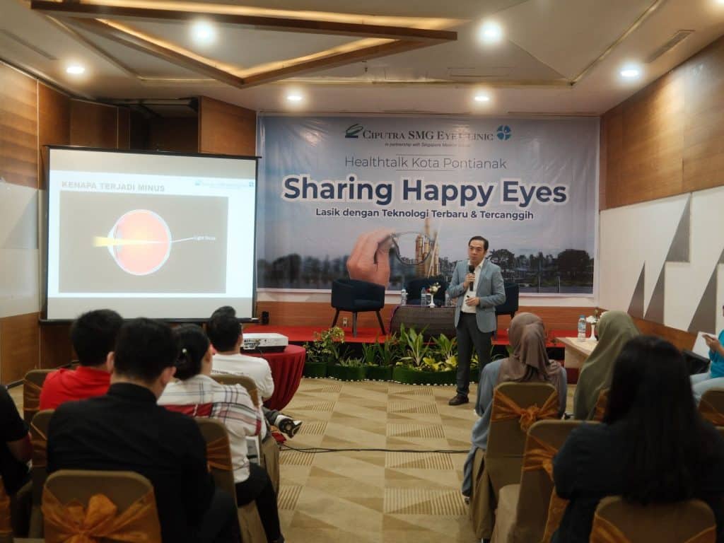 pemaparan materi sharing happy eyes